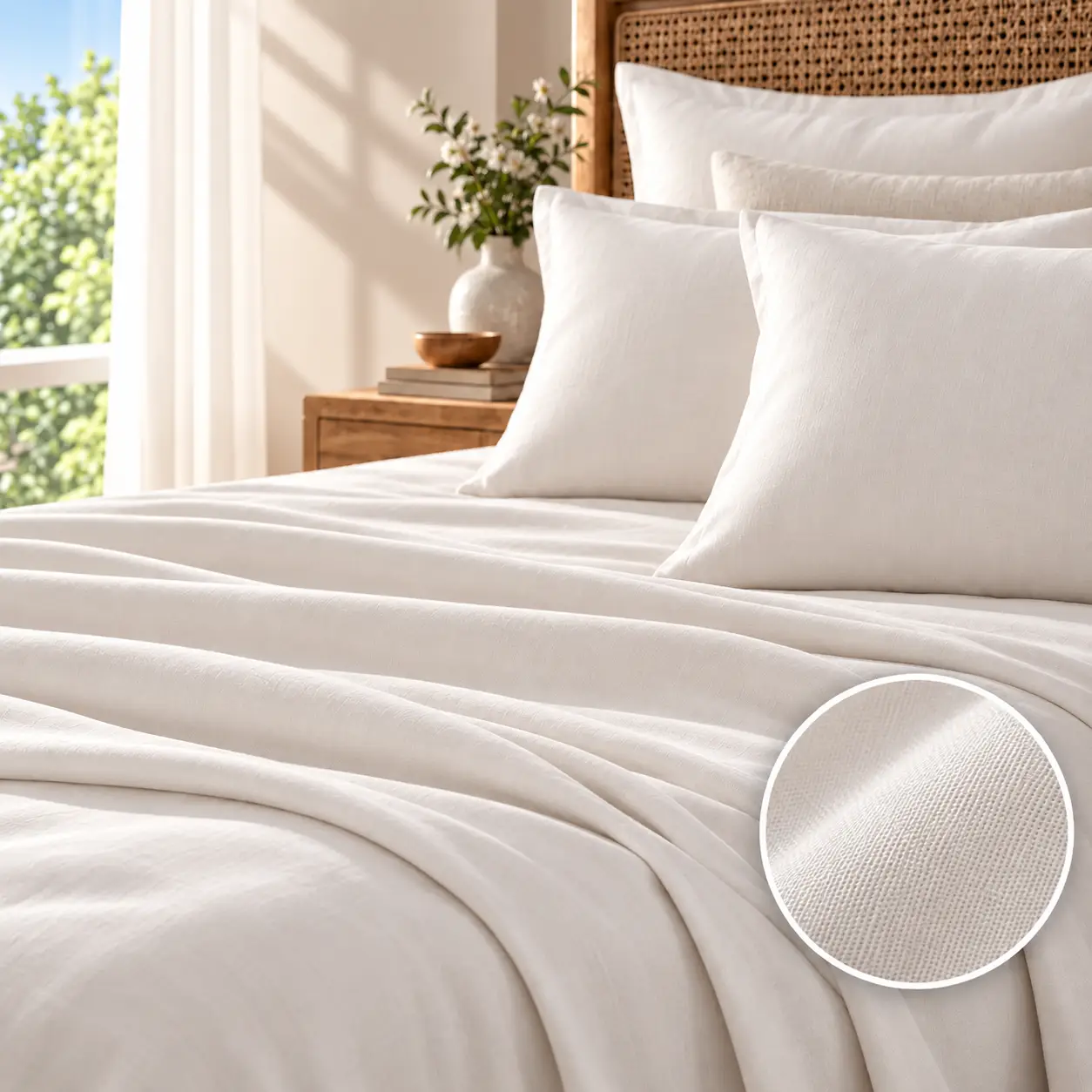 Glace Cotton Blended